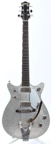 2001 Gretsch 6129 Silver Jet Double Cutaway Bigsby silver sparkle