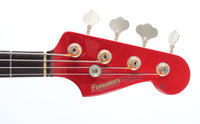 1982 Fernandes The Revival Jazz Bass 64 Reissue RJB-55 candy apple red