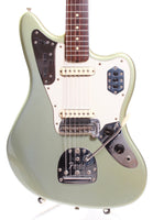 1999 Fender Jaguar American Vintage 62 Reissue matching headstock ice blue metallic