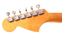 1999 Fender Jaguar American Vintage 62 Reissue matching headstock ice blue metallic