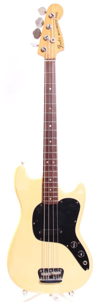 1978 Fender Musicmaster Bass olympic white