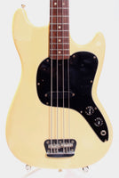 1978 Fender Musicmaster Bass olympic white