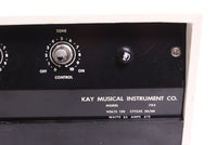 1963 Kay 703 Amp white tolex