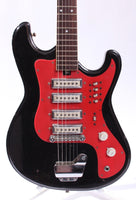 1960s Teisco Kawai Hertiecaster 4 pickups black