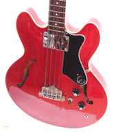 1990 Epiphone Rivoli EB-2 cherry red