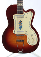 1956 Silvertone Thin Twin 57 H 1382 sunburst