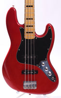2013 Squier Vintage Modified Jazz Bass 70s candy apple red