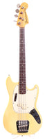 1974 Fender Mustang Bass olympic white