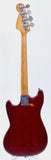 1981 Fender Musicmaster Bass wine red