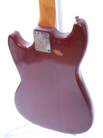1981 Fender Musicmaster Bass wine red