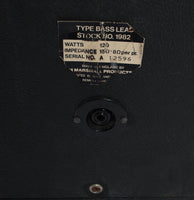 1973 Marshall model 1982 4x12" cabinet checkerboard