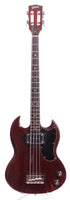 1971 Gibson EB-0 slotted headstock cherry red