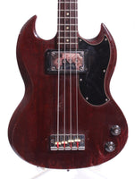 1971 Gibson EB-0 slotted headstock cherry red