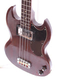1971 Gibson EB-0 slotted headstock cherry red
