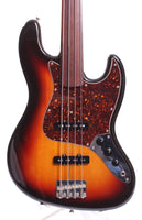 1987 Fender Jazz Bass 62 Reissue fretless sunburst
