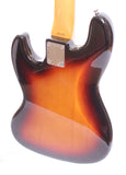 1987 Fender Jazz Bass 62 Reissue fretless sunburst