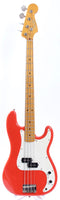 1998 Fender Precision Bass 57 Reissue fiesta red