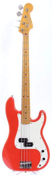 1998 Fender Precision Bass 57 Reissue fiesta red