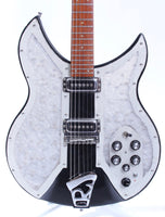 1997 Rickenbacker 330 to 331LS Light Show conversion jetglo
