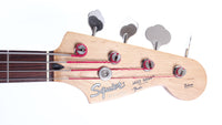 1992 Squier Jazz Bass Silver Series black