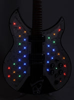 1997 Rickenbacker 330 to 331LS Light Show conversion jetglo