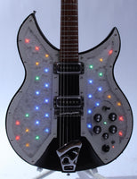 1997 Rickenbacker 330 to 331LS Light Show conversion jetglo