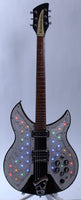 1997 Rickenbacker 330 to 331LS Light Show conversion jetglo