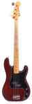 1978 Fender Precision Bass wine mocha