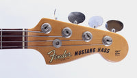 1969 Fender Mustang Bass translucent cherry red