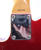 1986 Fender Custom Telecaster 62 Reissue candy apple red