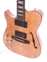 1998 Carvin AE185 flametop lefty natural