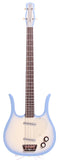 2004 Danelectro Longhorn Bass blue burst