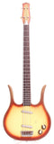2009 Danelectro Longhorn Bass Dead On 58 copper burst