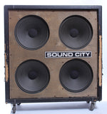 1970s Sound City B140 4x12" cabinet Fane Speakers