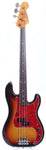 1990 Fender Precision Bass '62 Reissue fretless sunburst