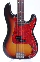 1990 Fender Precision Bass '62 Reissue fretless sunburst