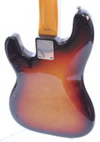1990 Fender Precision Bass '62 Reissue fretless sunburst