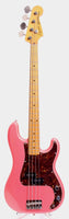 1984 Squier Precision Bass '57 Reissue medium scale 32" metallic pink