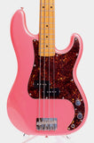 1984 Squier Precision Bass '57 Reissue medium scale 32" metallic pink