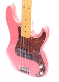 1984 Squier Precision Bass '57 Reissue medium scale 32" metallic pink