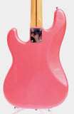 1984 Squier Precision Bass '57 Reissue medium scale 32" metallic pink
