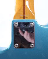 1997 Fender Jazz Bass 62 Reissue maple neck lake placid blue