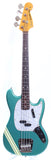 1999 Fender Mustang Bass, competition ocean turquoise metallic
