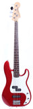 2000 Squier Precision Bass Special PJ  candy apple red