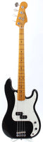 1989 Fender Precision Bass 57 Reissue fretless black