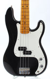 1989 Fender Precision Bass 57 Reissue fretless black