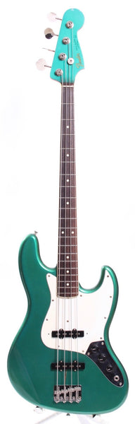 1991 Fender Jazz Bass 66 Reissue Dots & Binding sherwood green metallic