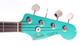 1991 Fender Jazz Bass 66 Reissue Dots & Binding sherwood green metallic