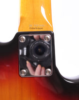 2000 Fender Jazz Bass 62 Reissue lefty sunburst