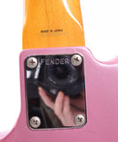 1989 Fender Jazz Bass 62 Reissue burgundy mist metallic
